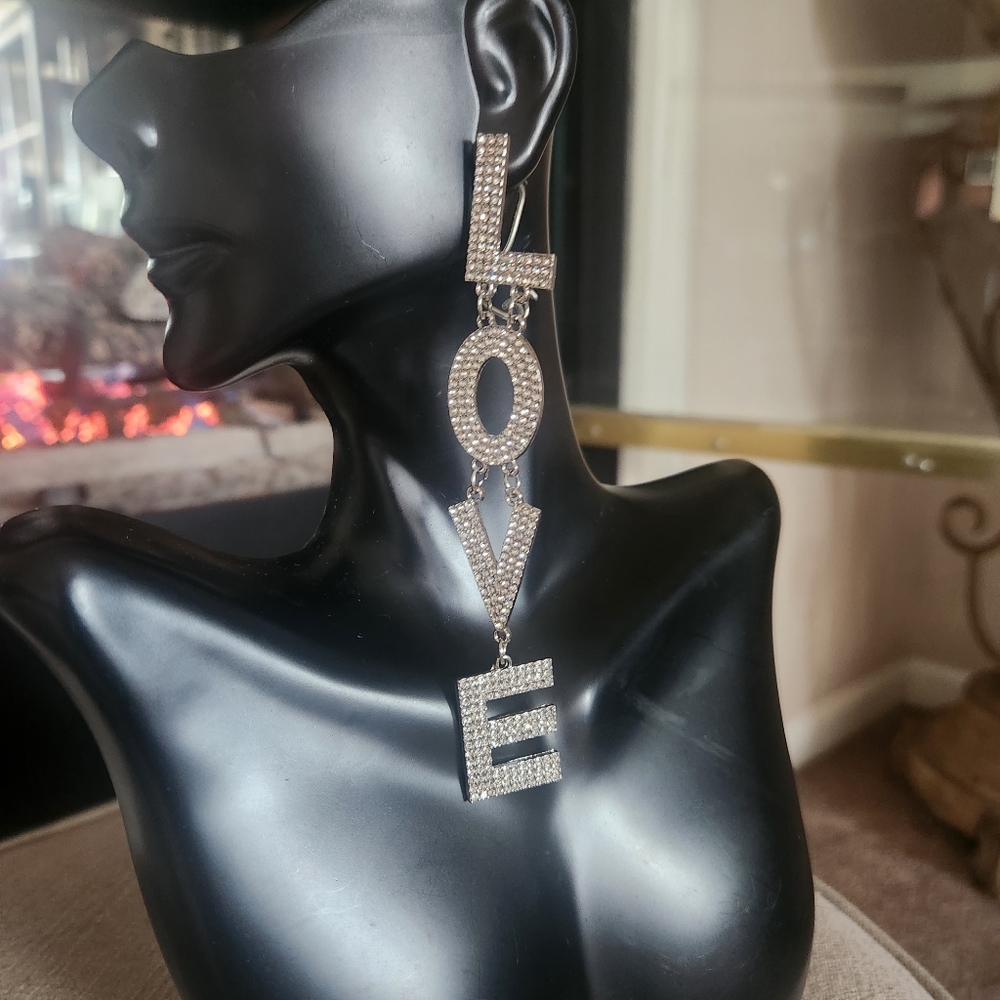 LOVE dangle Earrings